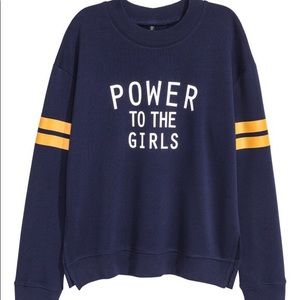 Power to the girls sweatshirt